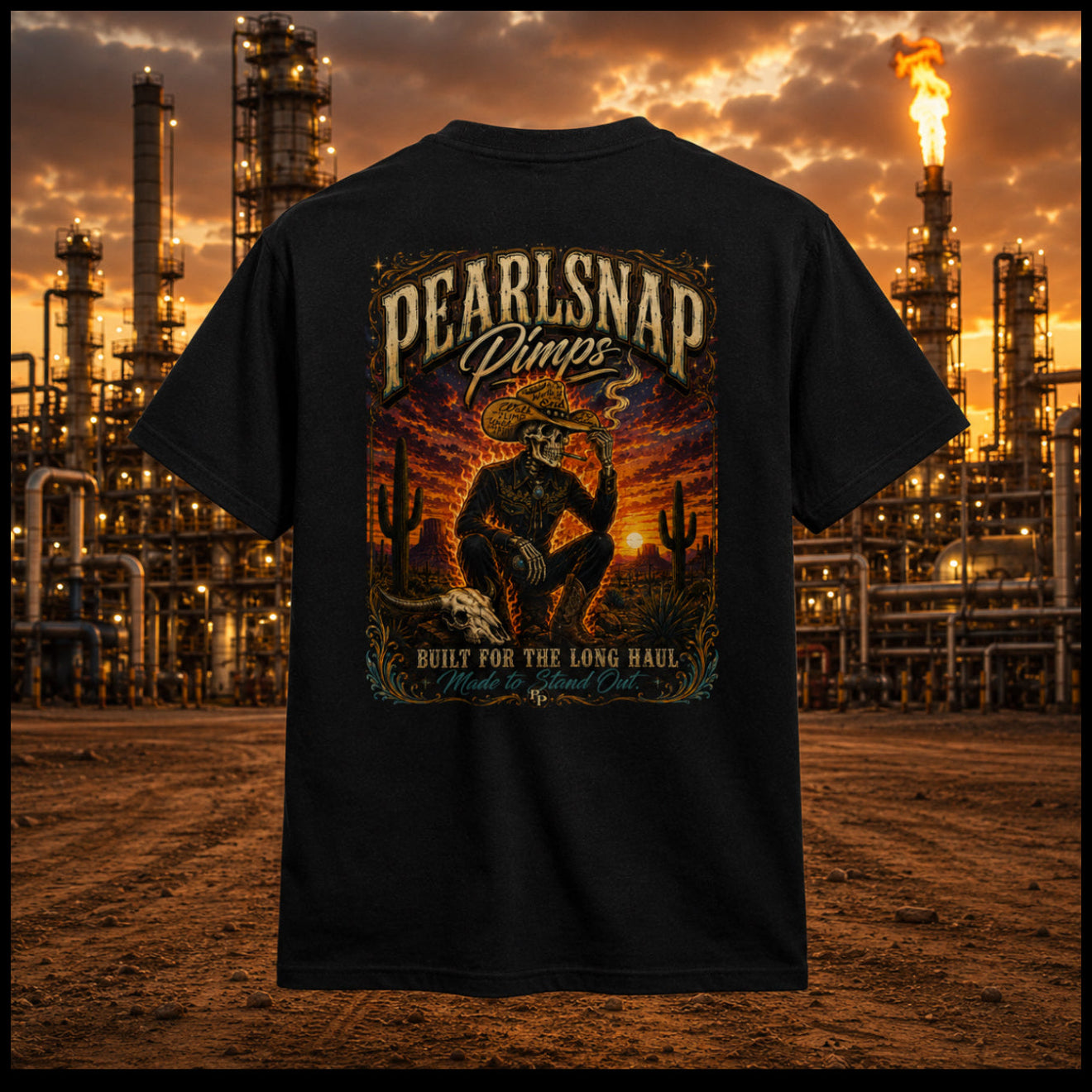 No mans land tshirt – Pearlsnap Pimps