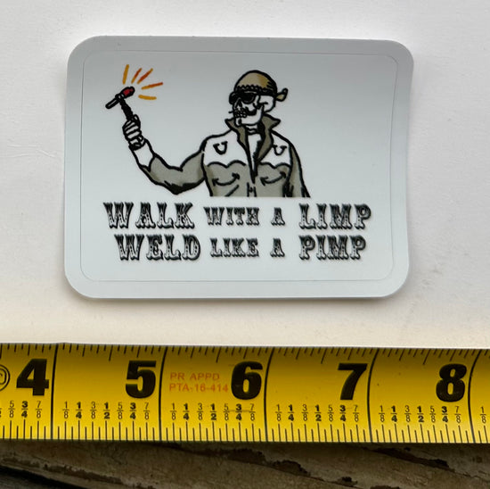 Walk with a Limp Sticker